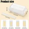 Butter Dividing Storage Box with Lid Kitchen Butter Keeper Cheese Container with Cover Butter Splitting Box Enduring