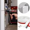 Flexible Rubber Garage Door Frame Seal for Top and Side Placement, Broad Barrier Profile Follows Edges and Corners Around the Opening
