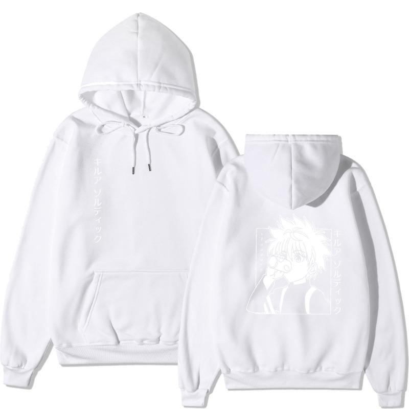 Hunter X Hunter Fashion Hoodies Men Women Hooded Sweatshirts Fashion Hip Hop Casual Pullovers Autumn Boys Girls Black Streetwear Hoodie