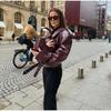 Tavaszi és őszi női bőr hajtóka, állítható mandzsetta Vintage motoros dzseki