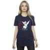 Disney Damen/Damen Tinkerbell Feenstaub Baumwoll-Boyfriend-T-Shirt