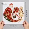 Festive Storefront Glass Ornaments Static Cling Window Decal, PVC Electrostatic Stickers with Frosty Old Flexible Reusable Decals Man Snow Maiden