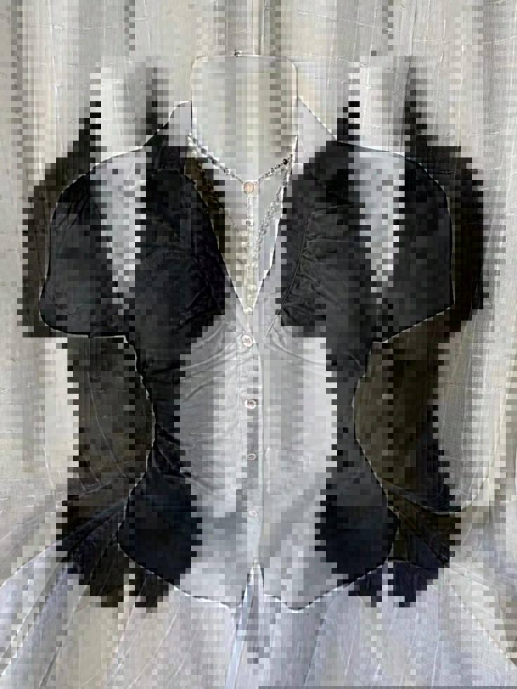 Women's 2025 Summer Fashion Versatile Short-Sleeve Single-Breasted Shirt