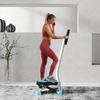 Twister Stepper, Máquina de Step con Resistencia Ajustable, Pantalla LCD - Azul