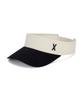 Bajal Studded Logo Two-Tone Sun Cap Black