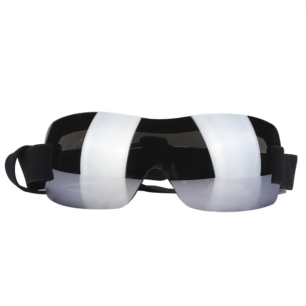 FS SP 05 Plastic Professional Pet Wide View Adjustable Webbing Anti UV Protection Glasses for Large Dogs(Silver )