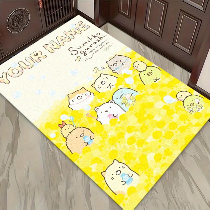 Name Custom Sumikko Carpet Rug for Living Room Bedroom Home Sofa Decoration,Kids play Non-slip Floor Mat