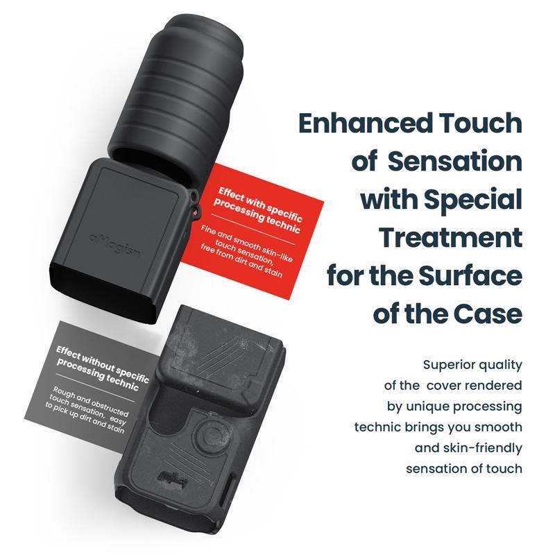 Silicone Protective Case for DJI Osmo Pocket 3 All-round Protection Anti-lost Rope Case for Pocket 3 Accessories