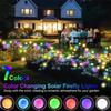 6-10LED Solar Fairy Light Outdoor Lawn Courtyard Garden Decor Firefly Lights Christmas Decoration Solar Powered Lawn Street Lamp