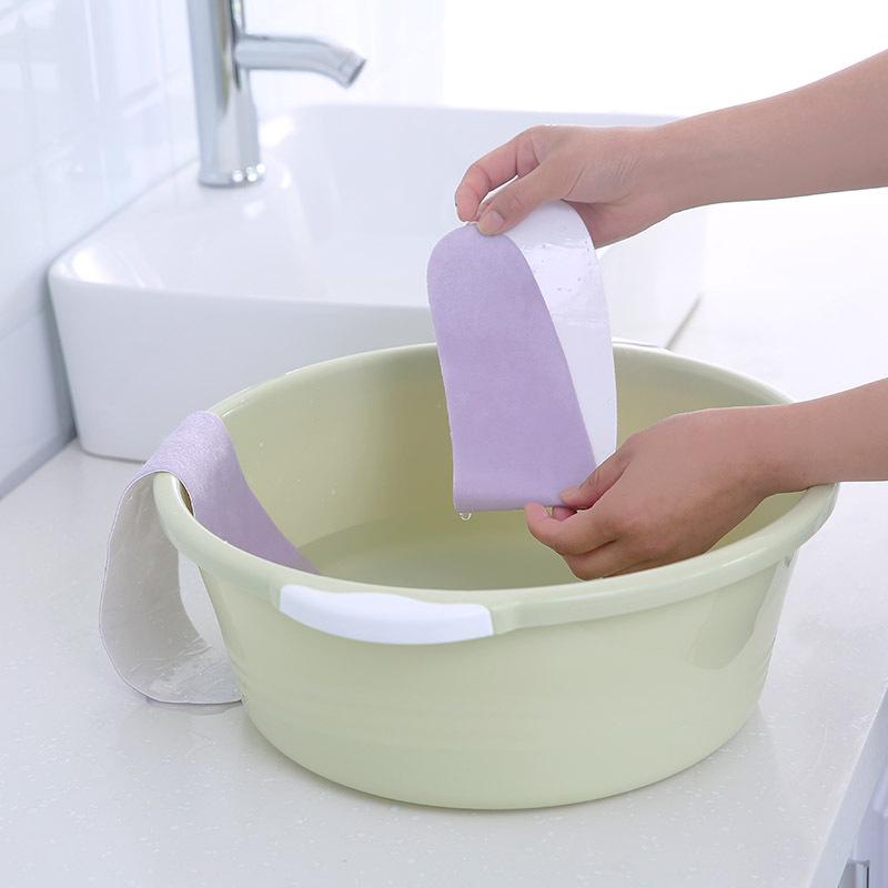 Paste Type Solid Color Toilet Sticker Winter Suede Washable Toilet Seat