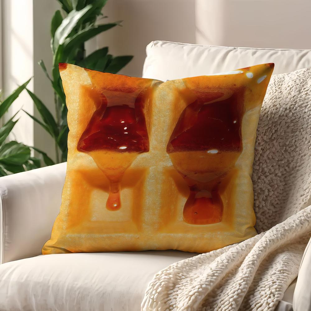 French food fries eggs cushion cover Decoration Room Shop Car Best Home Office Coffee Pillow Sofa Printing Nordic Simplicity Hit