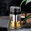 Wanxiang Double-Layer Tea Infuser Glass Mug