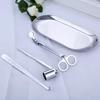 MUXSAM 4-Piece Candle Snuffer Set: Includes a Candle Snuffer, Snuffer, Wick Dipper, Trimmer, Wick Trimmer, and Candle Dish