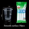 25/50pcs Disposable Transparent Dessert Plastic Cups 160170200ml Outdoor Picnic Birthday Party Supplies Kitchen Tableware Bar