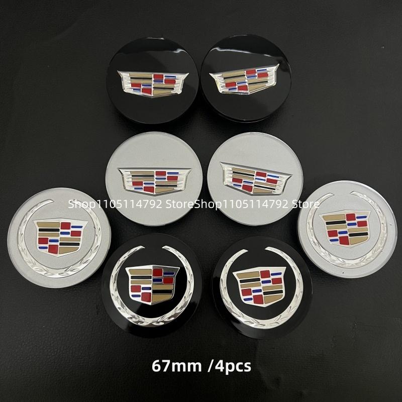 Akrylové ABS 67mm 4ks Krytky středových krytů kol Příslušenství pro Cadillac Escalade XT5 XT6 CT5 CT6 XTS CT4 Auto