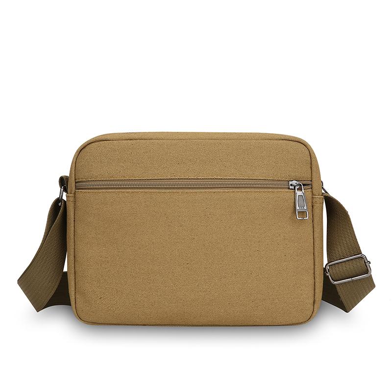 Men's Canvas Waist Pack – Large Capacity Outdoor Fanny Bag with Phone Pocket for Running Hiking & Travel