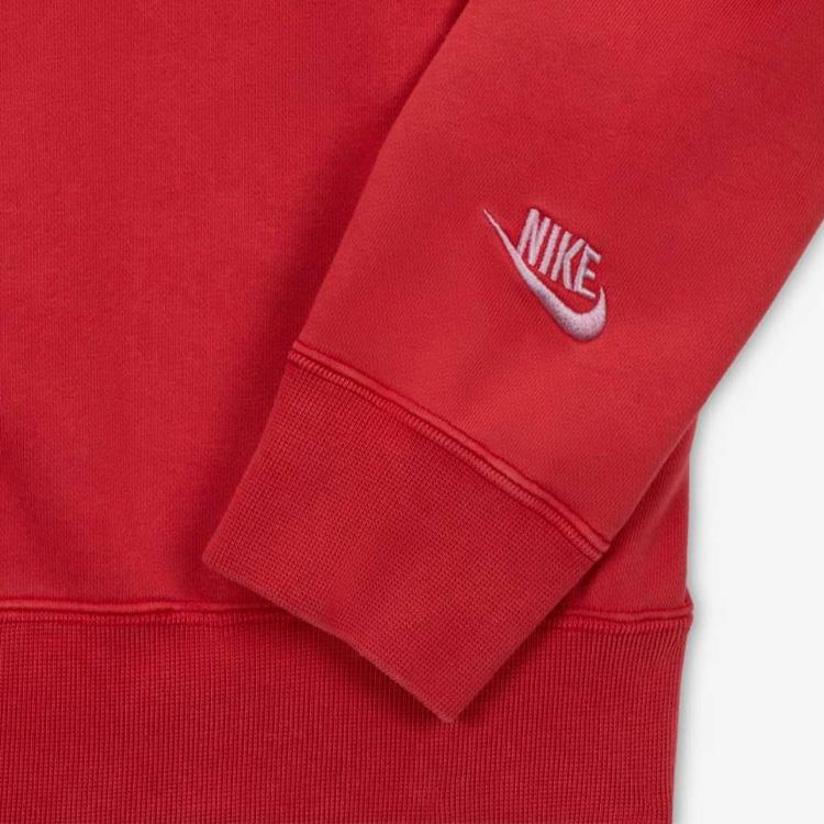 Nike X Nigo Collaboration FW24 Crew Neck Letter Casual Long Sleeve Sweatshirt Men sweatshirt Red FV5942-687