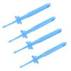 4pcs Ear Wax Removal Tool with Safe Guard Comfortable Reusable Plastic Ear Wax Cleaning Tool Ear Scoop