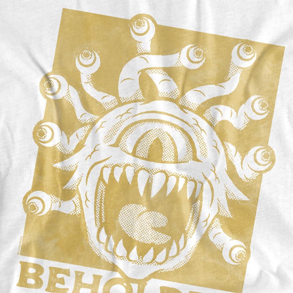 Dungeons & Dragons Mens Beholder Block 50th T-Shirt