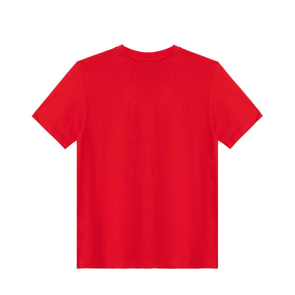 Hugo Boss T-Shirts Men's Red Crew Neck Moderate 50448795