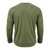 Men's Casual Long Sleeve Shirt Graphic Print Independence Day Style Lettering Design Crew Neck Comfortable Fit