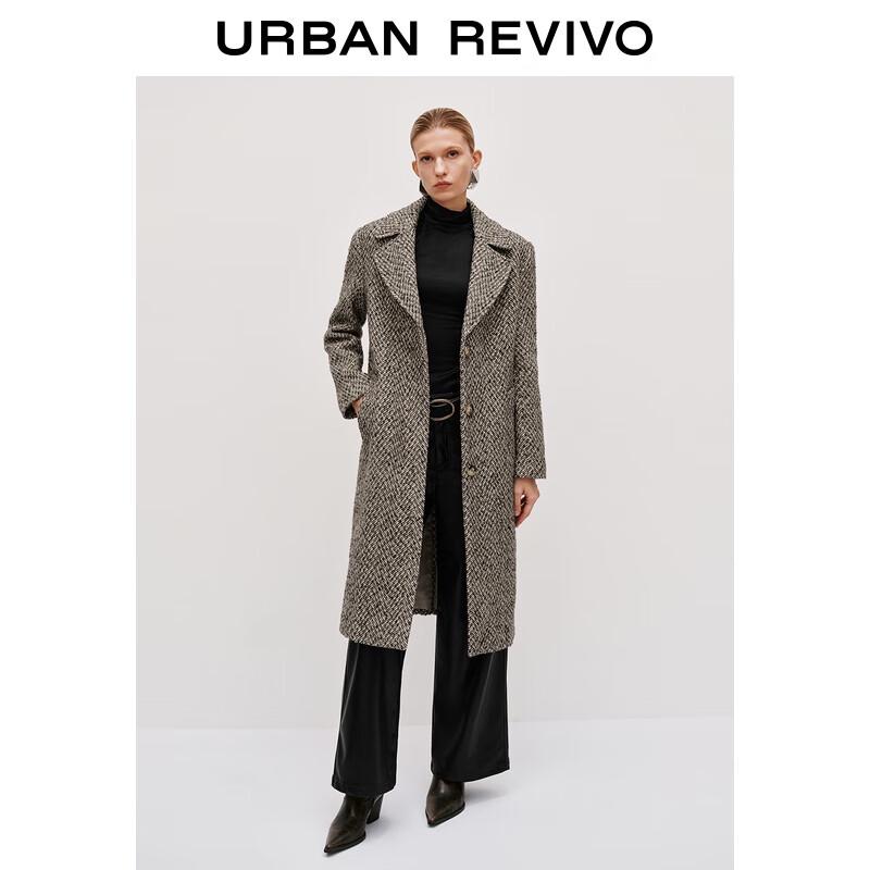 

Женское текстурированное длинное зимнее пальто с высоким интеллектом L