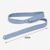 Adjustable Decorative Strap Belt 4cm Wide Dress Belt Casual Denim Waist Belt
