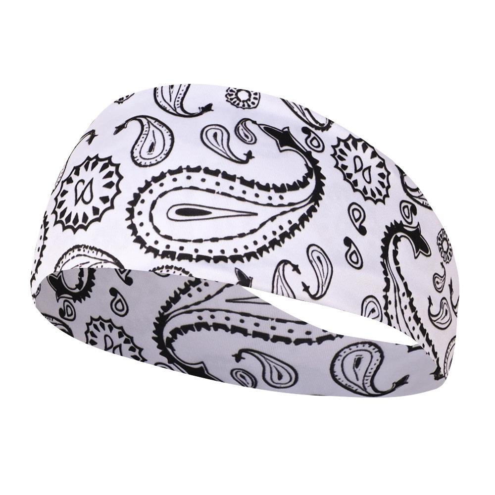 Paisley Sweatproof Absorbent Fitness Running Headband