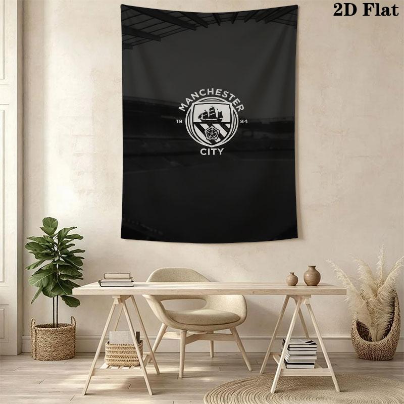 Wild MCFC VictoryWall Hanging Printed Fabric Blanket Decorative Tapestries for Bedroom Living Room Home Decor