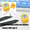 Duck Shaped Rechargeable Switches Tester Kit Mechanical Keyboards Switches Keychains Speaker Stress Relief Toy