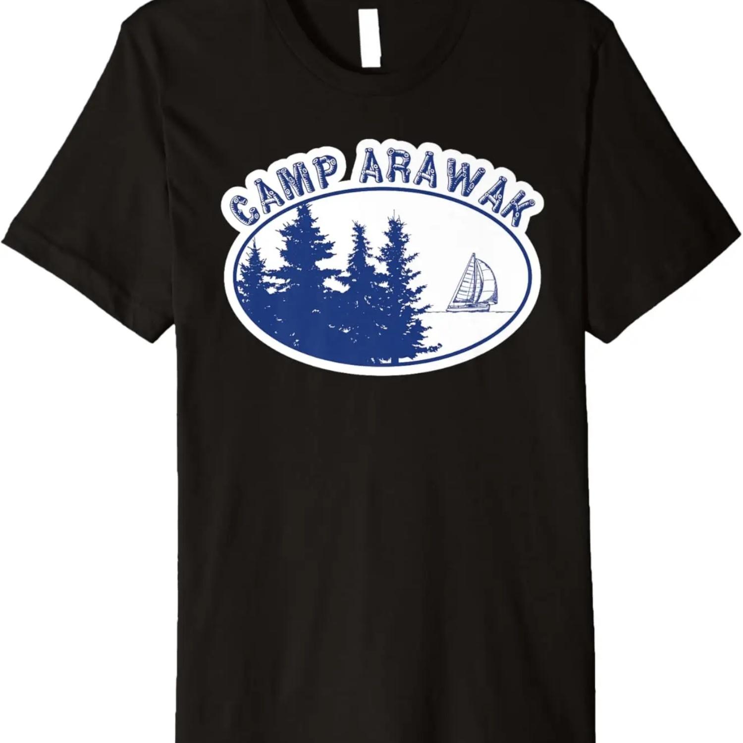 Camp Arawak Shirt Retro Summer Camp Premium T-Shirt S