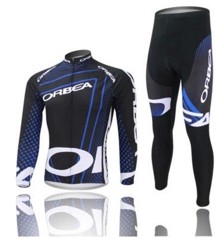 Spring and Autumn Long Sleeve Cycling Suit, Breathable Men s and Women s Road Mountain Bike Cycling Suit S