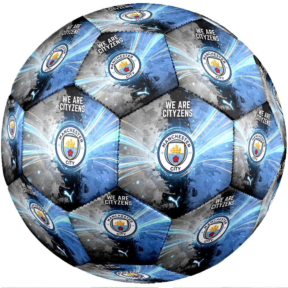 Pallone da calcio tema Manchester City Taglia 5 Pallone da calcio Tocco Morbido Pallone da calcio professionale per allenamento per sport all'aperto