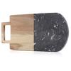 Deska Do Krojenia Z Uchwytem Czarny Marmur 38X18 Cm