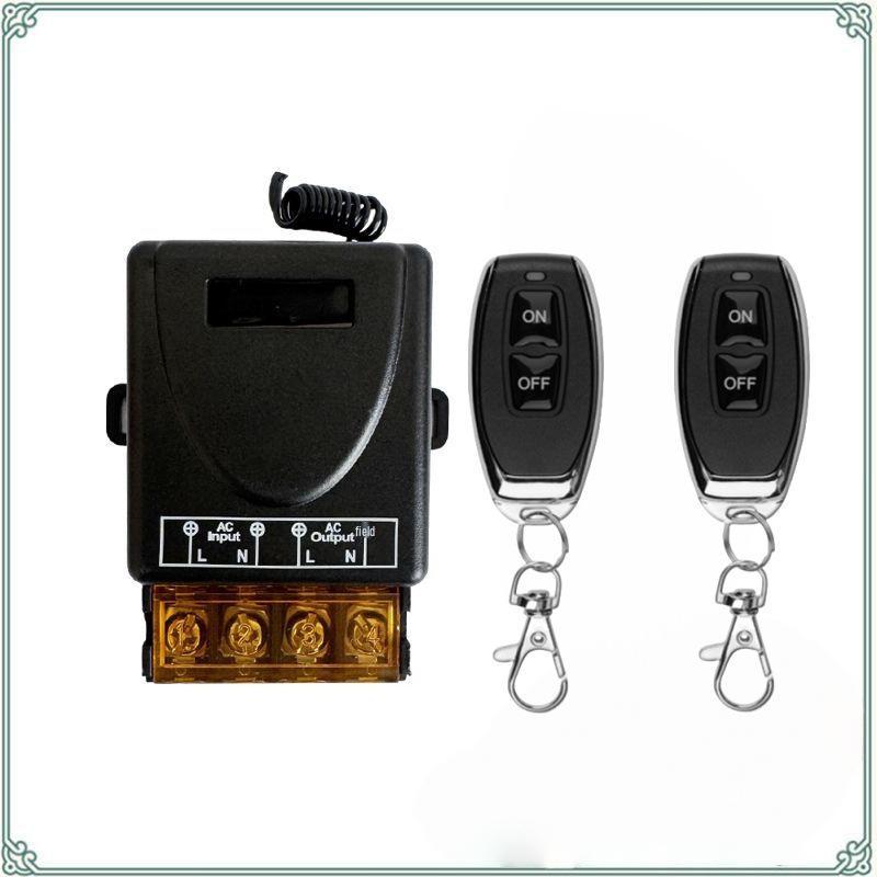 220V 30A Drahtloser Fernbedienungsschalter für Wasserpumpe, Motor, Dunstabzugshaube, Abluftventilator und Sprühgerät.