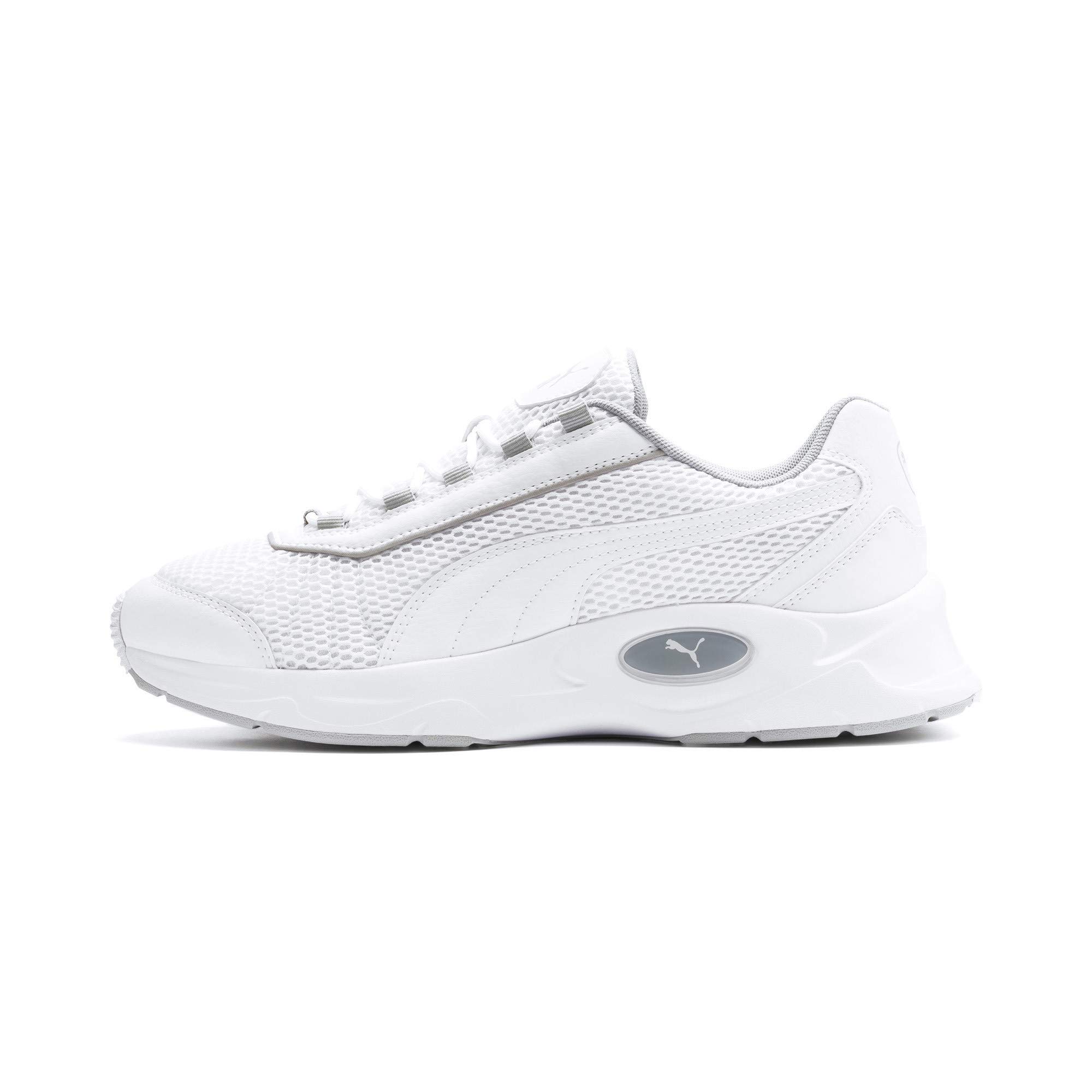 

Puma Nucleus Puma Size cm Men s Sneakers, White/High Rise, 28.5