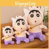 Crayon Detachable Shinchan Hat Plush Toy Cartoon Stuffed Doll Gift Decoration