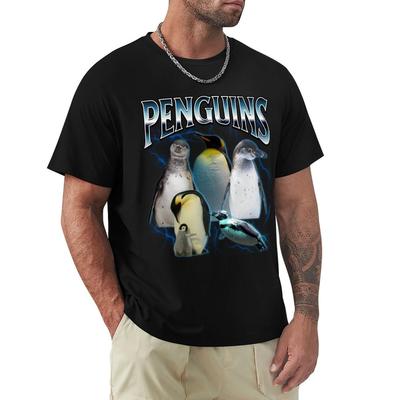 Penguin Bootleg Vintage Tshirt Trendy Pattern Tshirt For Men