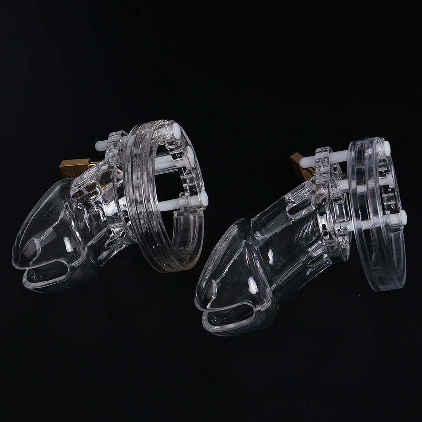 2021 Nová sada zařízení pro mužskou cudnost Cock Cage Penis Ring Bondage Belt Fetish Sex Dospělý