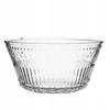 Salaterka Miska Szklana Ryflowana Zdobienia Przezroczysta 13cm 400ml 1szt Karen