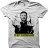 Zelensky Trump Vance Meeting FINGER Meme Playing Cards Support UKRAINE T-shirt