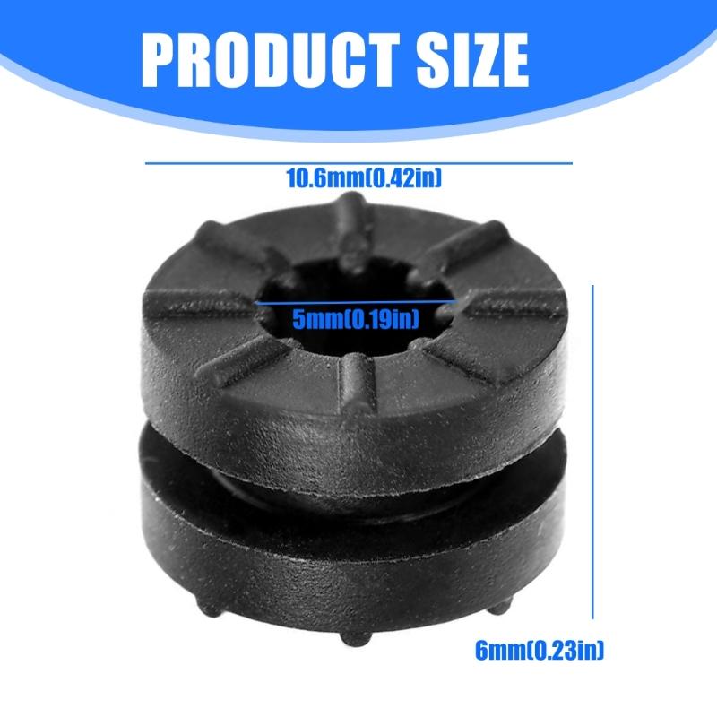 Weiches Silikon-Antivibrationspad für Computergehäuselüfter und Festplatten Effektive Geräuschreduzierung