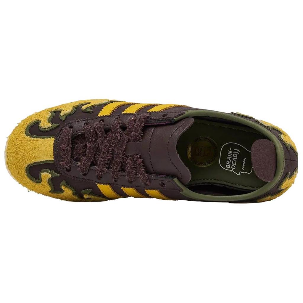 Brain Dead x adidas Japan Brown Hazel Yellow Unisex Sneakers Core-Black Crystal-White Gold-Metallic JQ6789