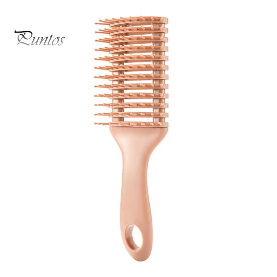 Curly Hair Brush for Women, Scalp Massage Vented Paddle Anti-static Brush, Detangling Styling with Ergonomic Handle Portable