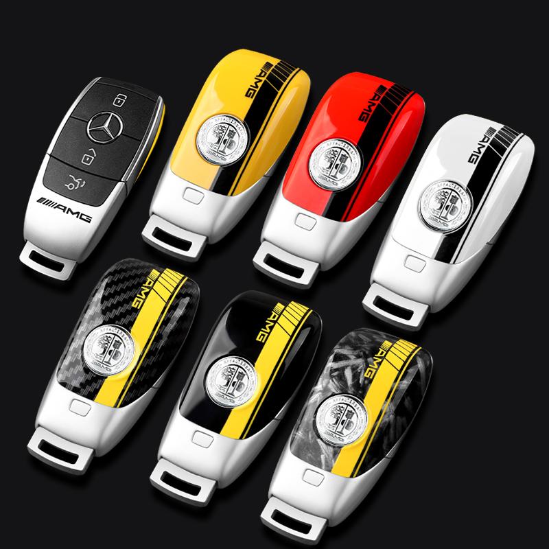 For Mercedes-Benz key rear cover modification new E-class C-class GLC-class new A-class GLE rear cover case BOC1