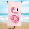 Cute Red Lobster Cartoon Beach Towel Coastal Print Soft Absorbent Quick Dry Beach Blanket for Travel Vacation Daily Use