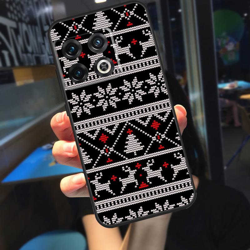 

Чохол у вигляді різдвяного светра з таксами для OnePlus 10 9 Pro 8T 9RT 10T Ace OnePlus Nord N10 N20 N100 N200 2T CE 2 Lite Cover For OnePlus 10T
