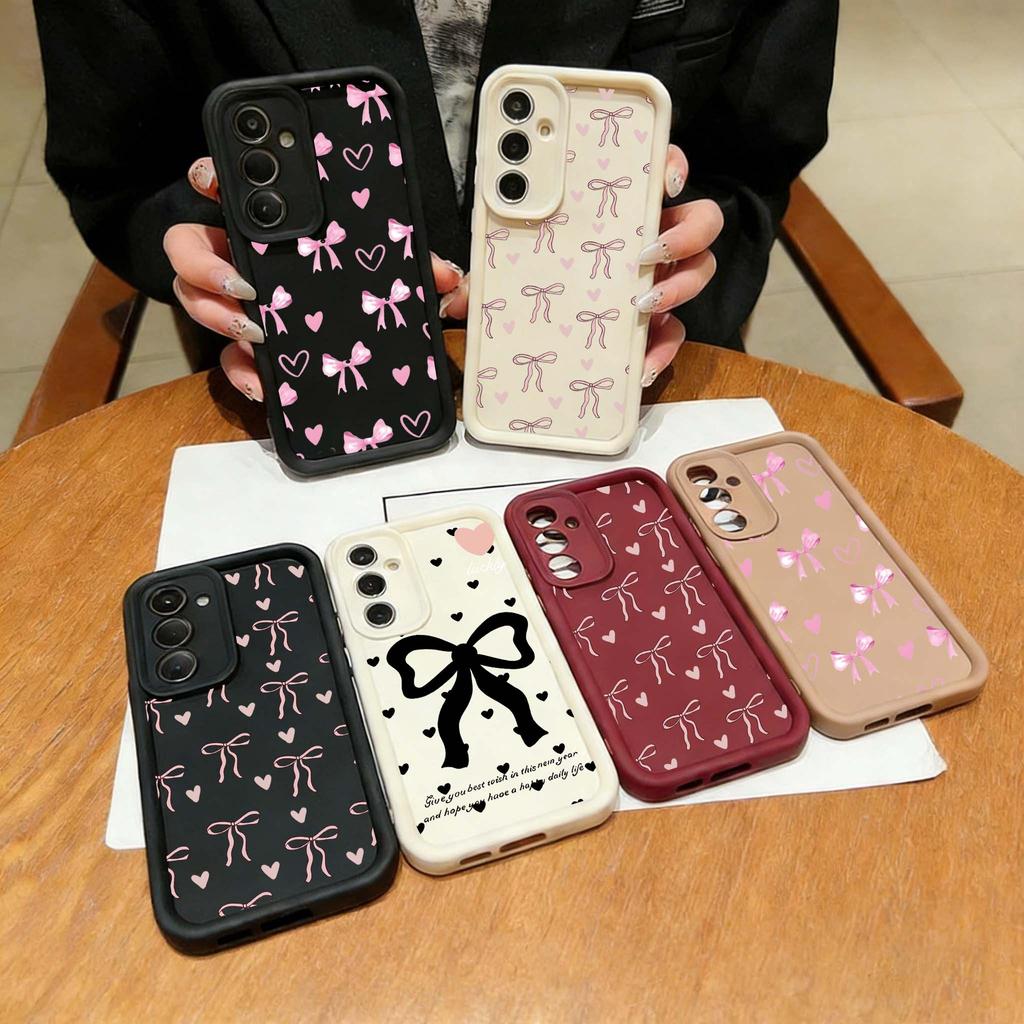 Phone Case For Infinix GT 30 20 Pro Note 50 40 40S 30Pro Plus Smart 10 8 9 Hot 60 50PRO Silicone Love Bowknot Cover