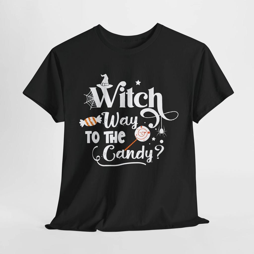 Witch Way To the Candy T-Shirt | Stylish & Gothic Witchy Fashion