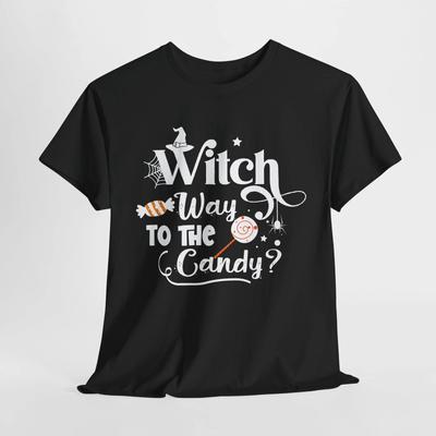 Witch Way To the Candy T-Shirt | Stylish & Gothic Witchy Fashion